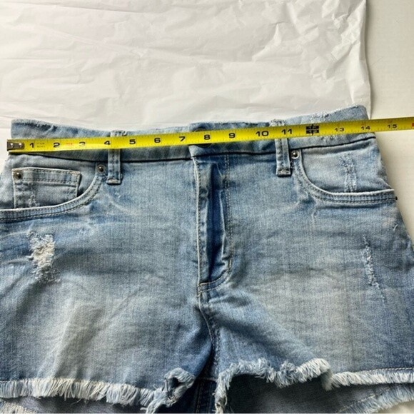STS Blue‎ Distressed Denim Shorts Frayed Denim Jean Shorts Size 25 Thrashed - Picture 5 of 15